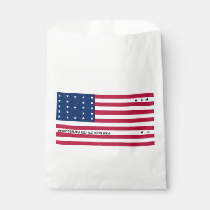 Bolsa De Papel Bandera patriótica del atolón Bikini