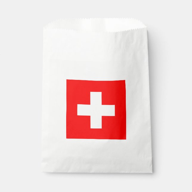 Bolsa De Papel Bandera suiza (Suiza) (Anverso)