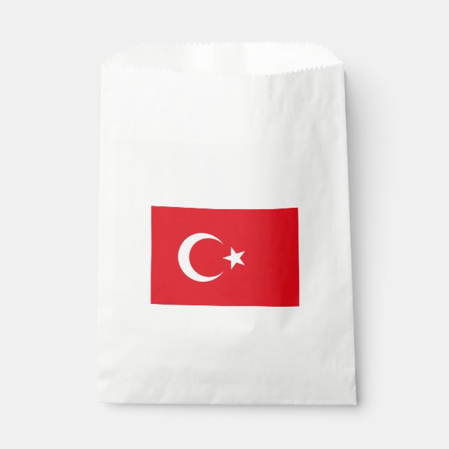 Bolsa De Papel Bandera turca (Turquía) (Anverso)