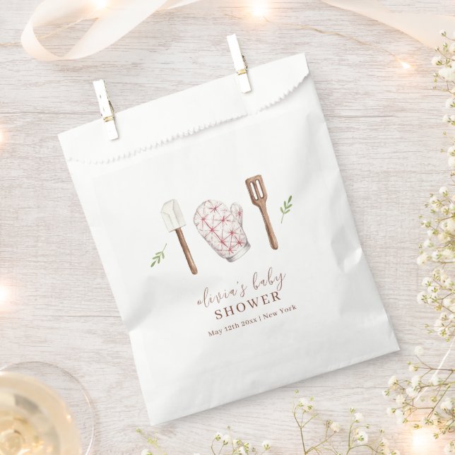 Bolsa De Papel Baño de bebé de cocina moderna rústica para chef (Cortado)