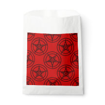baphomet pentagram halloween rojo