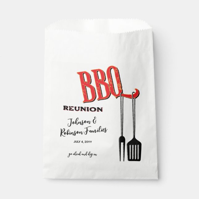 Bolsa De Papel Barbacoa  (Anverso)