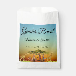 Bolsa De Papel Barco de vela con revelación de género