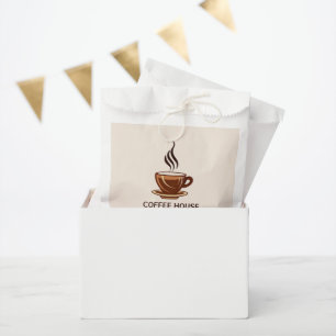 Bolsa De Papel barista de cafetería minimalista simple