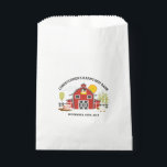 Bolsa De Papel Barnyard Farm Kids Birthday Party Favor Bag<br><div class="desc">Una bolsa personalizada de favores de los astilleros. Es la bolsa de regalo perfecta para los huéspedes de su fiesta de cumpleaños.</div>