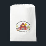 Bolsa De Papel Barnyard Farm Kids Birthday Party Favor Bag<br><div class="desc">Una bolsa personalizada de favores de los astilleros. Es la bolsa de regalo perfecta para los huéspedes de su fiesta de cumpleaños.</div>