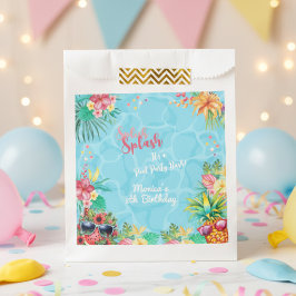 Bolsa De Papel Basura de Hawái salpicar piscina de verano de nata