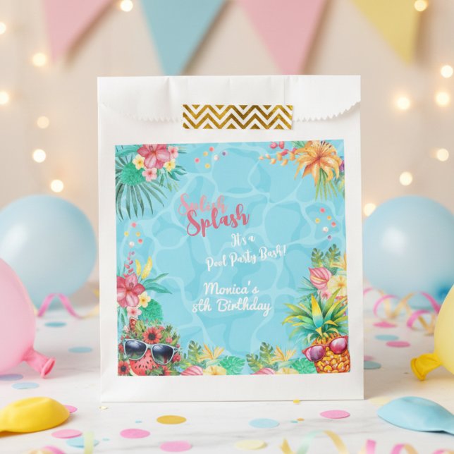 Bolsa De Papel Basura de Hawái salpicar piscina de verano de nata (Subido por el creador)