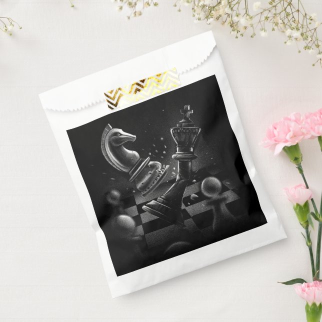 Bolsa De Papel Batalla dramática de ajedrez - Caballero vs. cabal (Sellado)