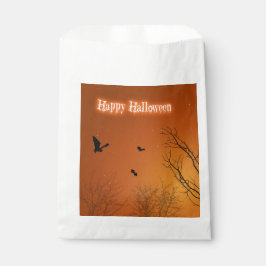 Bolsa De Papel Batallas y árboles de Halloween