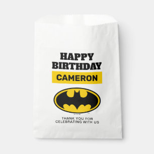 Bolsa De Papel Batman Ciudad de Gotham Feliz Cumpleaños