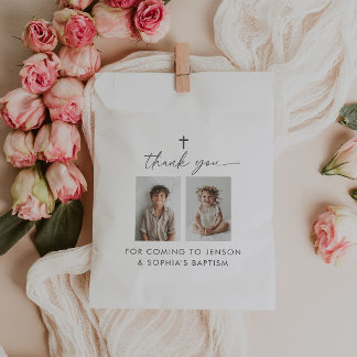 Bolsa De Papel Bautismo conjunto 2 Foto