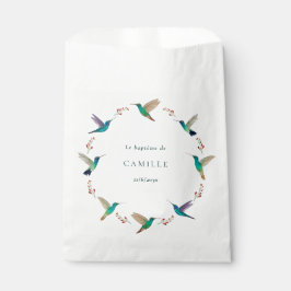 Bolsa De Papel Bautismo de colibrí