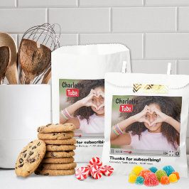 Bolsa De Papel Bday Tube Thanks For Subscribing Photo 