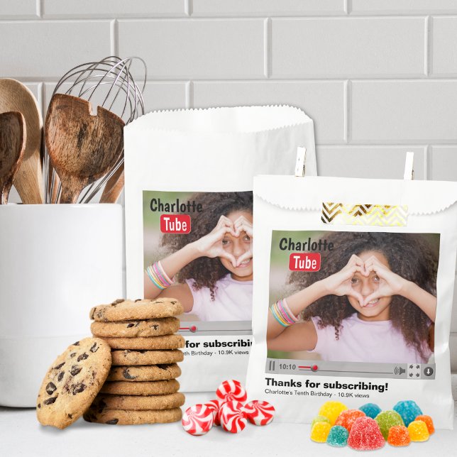 Bolsa De Papel Bday Tube Thanks For Subscribing Photo  (Subido por el creador)