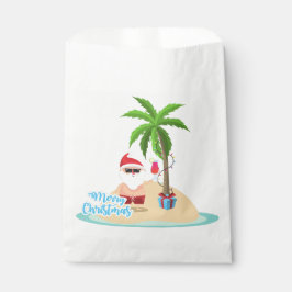 Bolsa De Papel beach santa claus merry christmas
