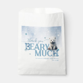 Bolsa De Papel Bearly Wait Polar Bear Winter Modern