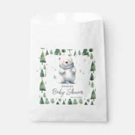 Bolsa De Papel Bearly Wait Teddy Bear Winter Baby Shower