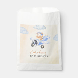 Bolsa De Papel Bearly Wait Watercolor Flying Bear Baby Shower