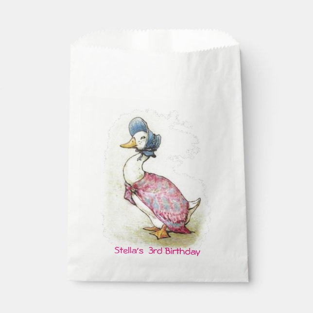 Bolsa De Papel Beatrix Potter, Jemima Puddle Duck, (Anverso)