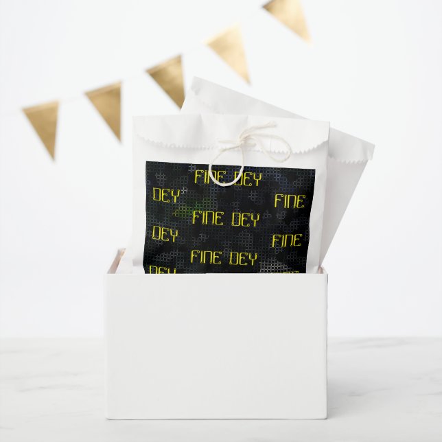 BOLSA DE PAPEL BEAUTIFUL_GIFT_BLACK_YELLOWE (Fiesta)