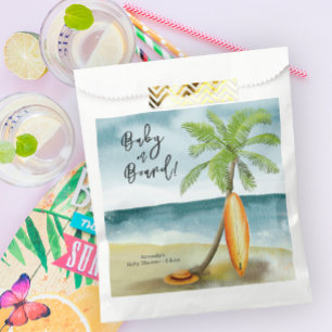 Bolsa De Papel Bebé a bordo de Baby Shower