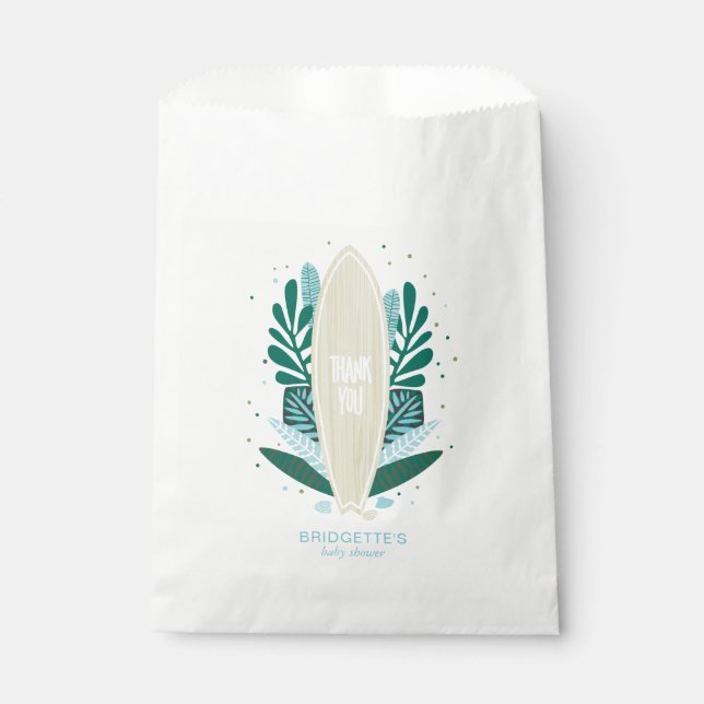 Bolsa De Papel Bebé acuático tropical a bordo (Anverso)