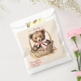 Bolsa De Papel Bebé Bear Bearly Wait Chicas Baby Shower