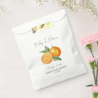 Bebé en Bloom l Naranja Semilla Baby Shower