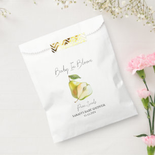 Bolsa De Papel Bebé en Bloom l Pear Semillas Baby Shower