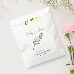 Bolsa De Papel Bebé en Bloom l Tarragon Semilla Baby Shower