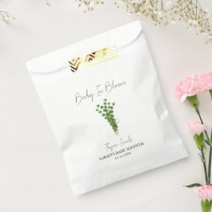 Bolsa De Papel Bebé en Bloom l Thyme Semillas Baby Shower