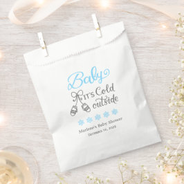 Bolsa De Papel Bebé, frío fuera del Baby Shower