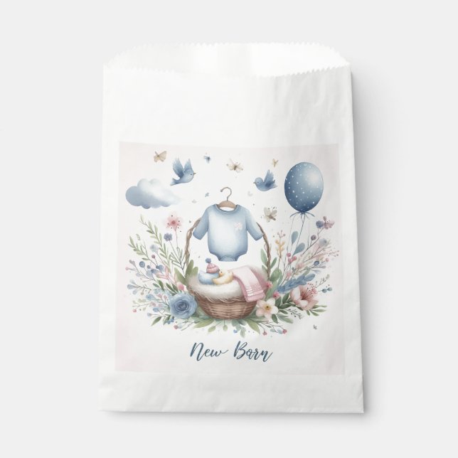 Bolsa De Papel Bebé recién nacido (Anverso)