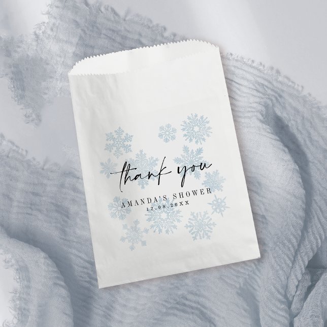 Bolsa De Papel Bebé simple hace frío fuera del Baby Shower invern (Subido por el creador)