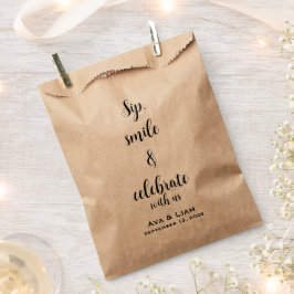 Bolsa De Papel Bebe, Sonríe y Celebra