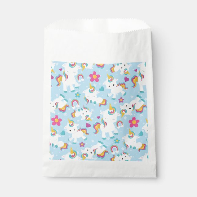 Bolsa De Papel Bebé Unicornio (Anverso)