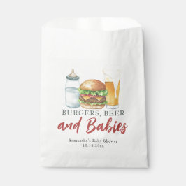 Bolsa De Papel Bebés, hamburguesas y beer ducha