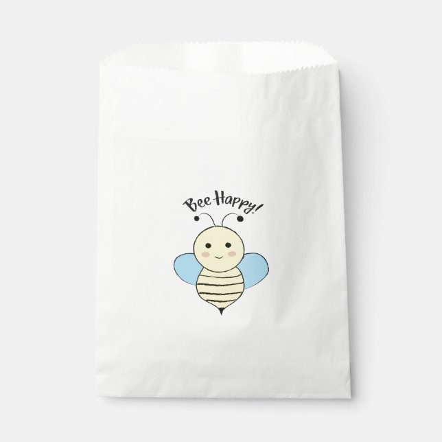 Bolsa De Papel Bee Happy (Anverso)