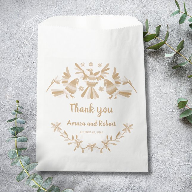 BOLSA DE PAPEL BEIGE OTOMI MEXICAN (Subido por el creador)