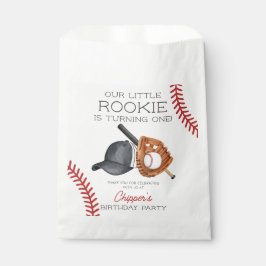 Bolsa De Papel Béisbol Little Rookie Home Run Birday