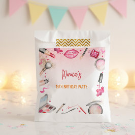 Bolsa De Papel Belleza y maquillaje fiesta de cumpleaños