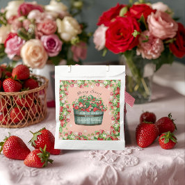 Bolsa De Papel berry dulce baby ducha bebé
