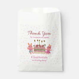 Bolsa De Papel Berry dulce dulce dulce dulce conejillos niños Fie