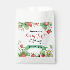 Bolsa De Papel Berry Lovely First Birday