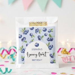 Bolsa De Papel Berry, primer cumpleaños de niños con arándanos