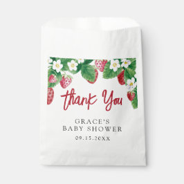 Bolsa De Papel Berry Sweet Baby Shower Gracias
