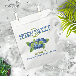 Bolsa De Papel Berry Sweet Blueberry Birthday Party