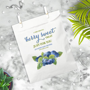 Bolsa De Papel Berry Sweet Blueberry Theme Baby Shower