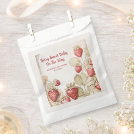Bolsa De Papel Berry Sweet Strawberry baby ducha